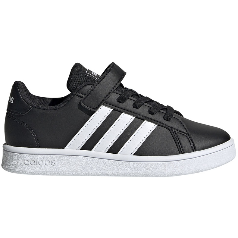 Adidas Grand Court C dječje cipele crno -bijele EF0108