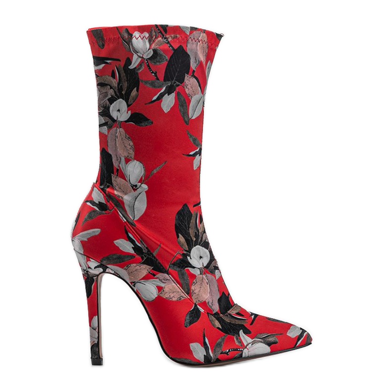 Crvene gležnjače s čarapom Santana crvena