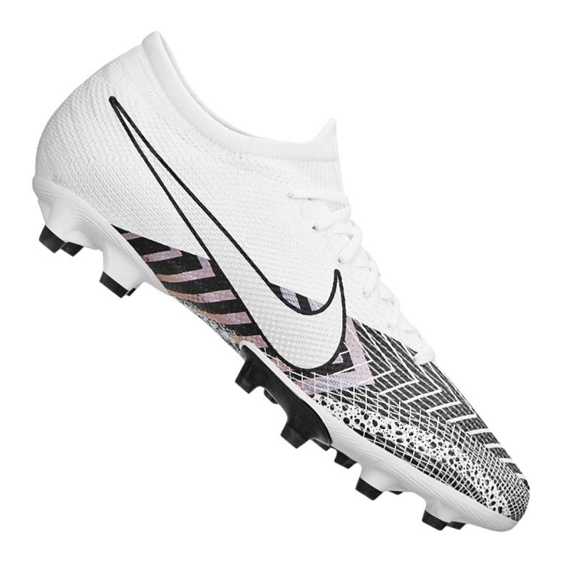 Nike Vapor 13 Pro Mds Ag M CJ9981-110 nogometne cipele crna, bijela, siva / srebrna bijela