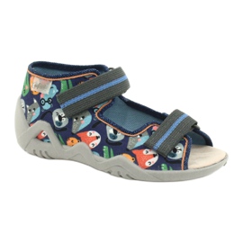 Befado žute dječje cipele 350P013 plava siva višebojan