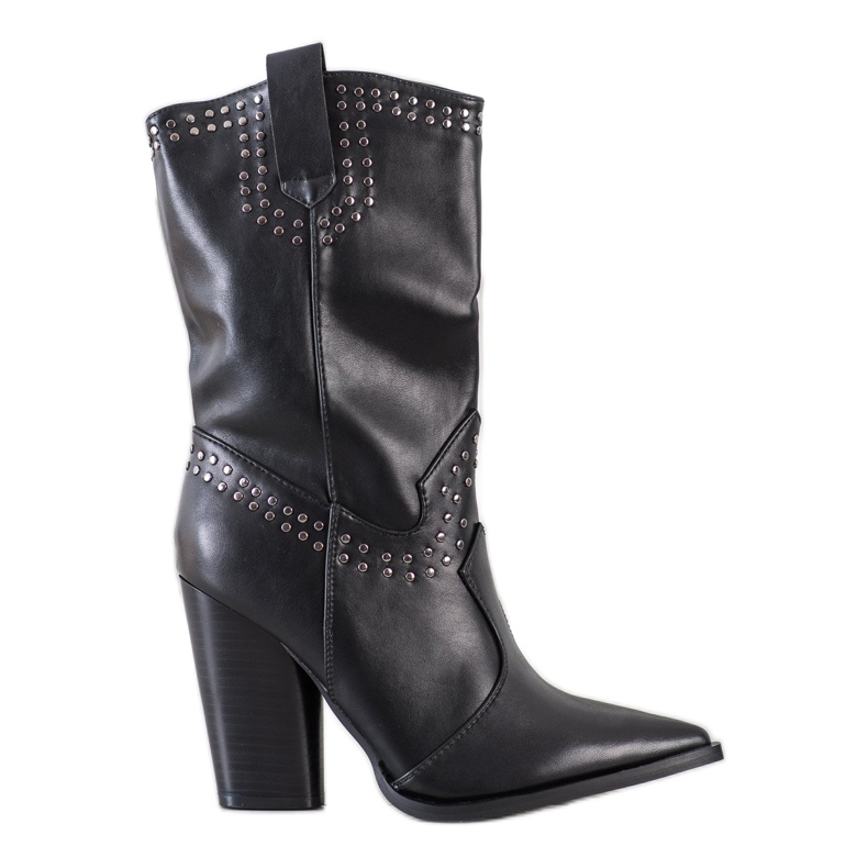 Seastar Kaubojske čizme u špicu crno