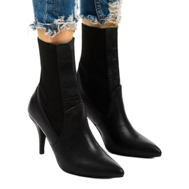 Crne štikle sa čarapom Daywillow crno