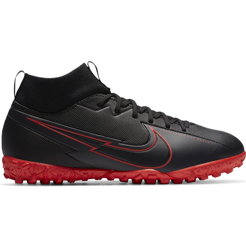 Nike Mercurial Superfly 7 Academy Tf Junior AT8143 060 tenisica za nogomet crno crno