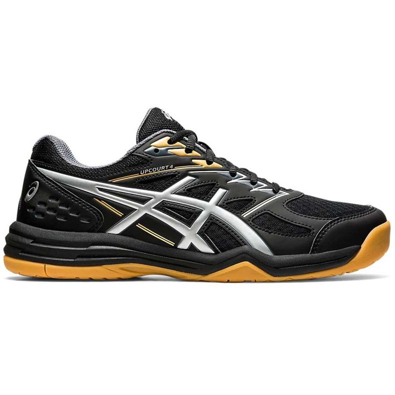 Asics Upcourt 4 crne 1071A053 001 muške cipele za odbojku crno crno