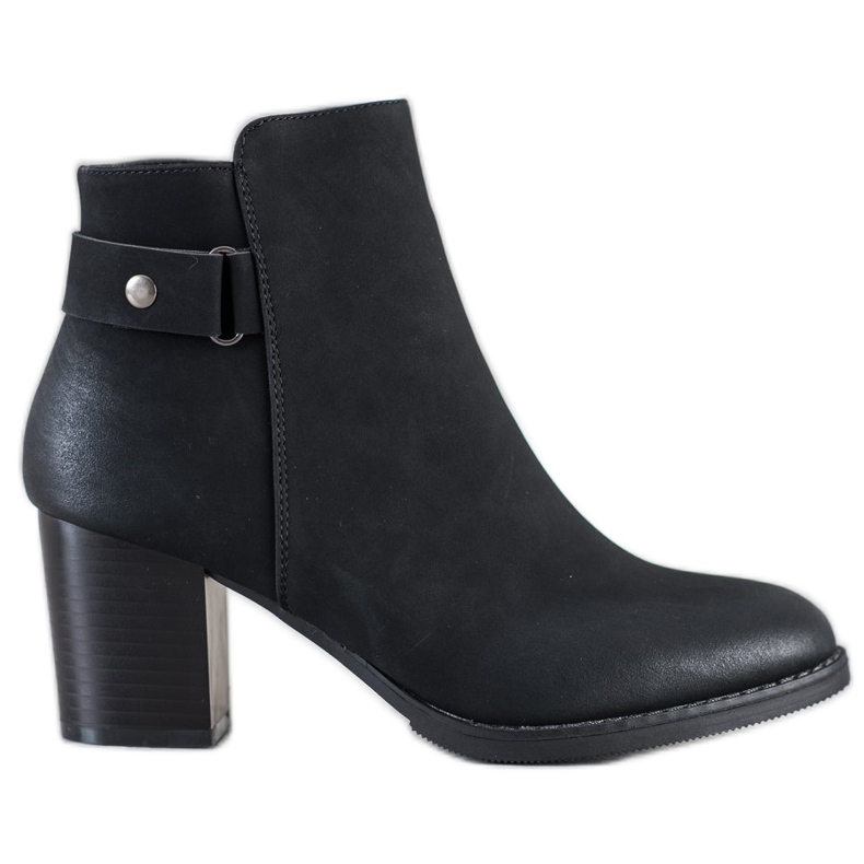 J. Star Udobne čizme na post crno