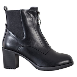 Gogo Tople čizme s patentnim zatvaračem crna