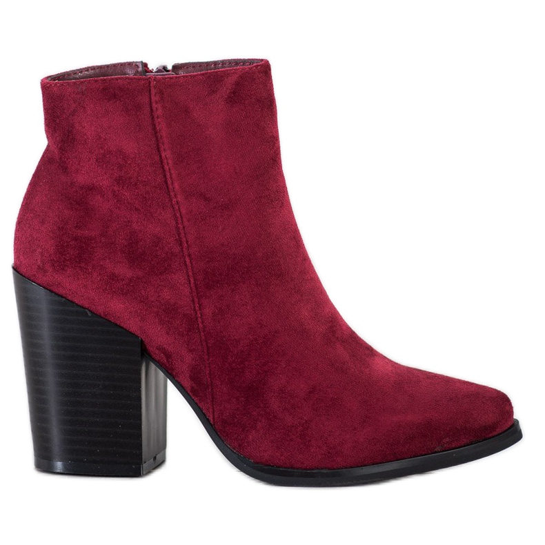 Marquiz Čizme na širokom postu crvena