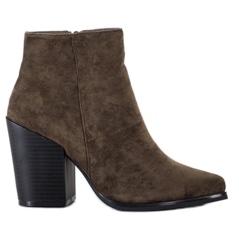 Marquiz Čizme na širokom postu zelena