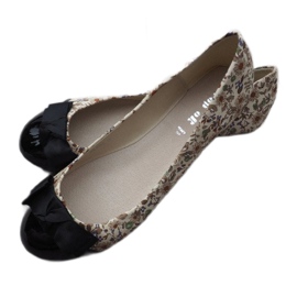 Balerine s mašnom 6148 u boji bijela