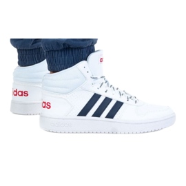 Adidas Hoop 2.0 Mid M FW4478 cipele bijela mornarsko plava