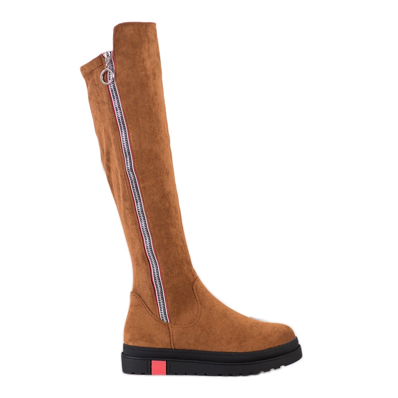 Seastar Čizme s ortopedskom petom smeđa žuta boja