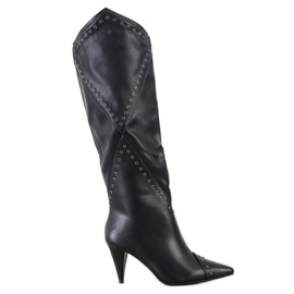 Seastar Elegantne čizme na visoku petu crna