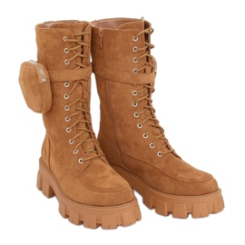 Camel NC1111 Camel čizme s torbicom smeđa višebojan