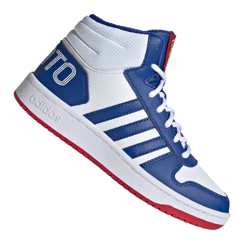 Cipele Adidas Hoops Mid 2.0 Jr FW3167 bijela plava