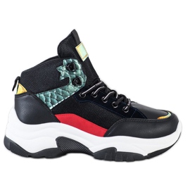 SHELOVET Šarene tenisice crna višebojan