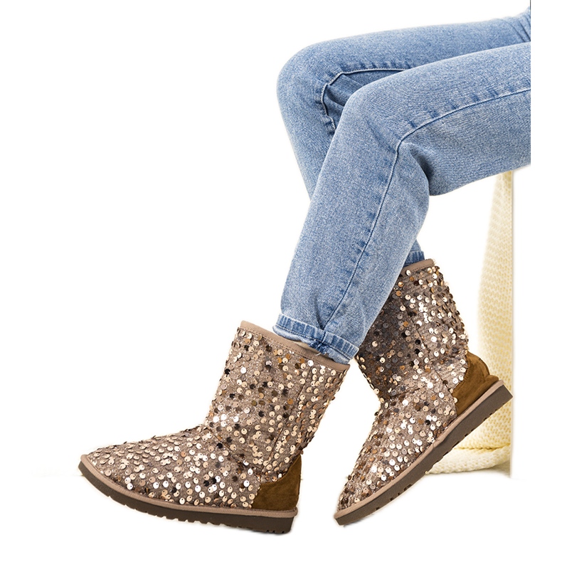 Bež izolirane čizme emu Stouteyes smeđa