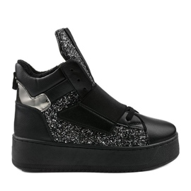 Crne čizme s izolacijom od Hentevara crno srebro