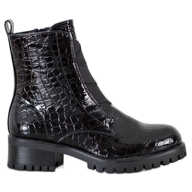 Super Me Workery Snake Print crno