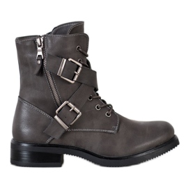 Kayla Klasični radnici s kopčama siva