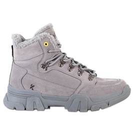 Kylie Traperi s ovčjom kožom siva