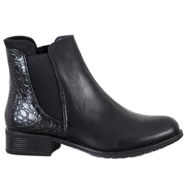 Kayla Ležerne čizme sa zmijskim printom crno