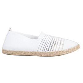 MCKEYLOR Espadrile Slipony bijela