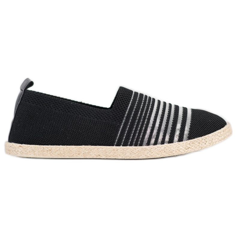 MCKEYLOR Espadrile Slipony crno