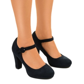 Pumpe od plave antilopa na stupu Liayarus tamnoplava plava