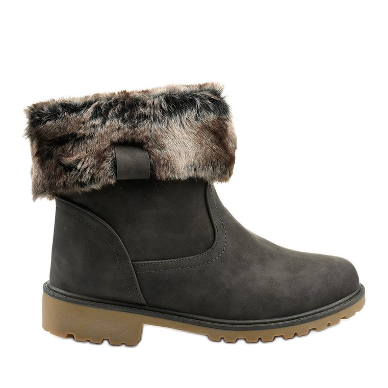 Sive ženske izolirane čizme tvrtke Giserelle siva