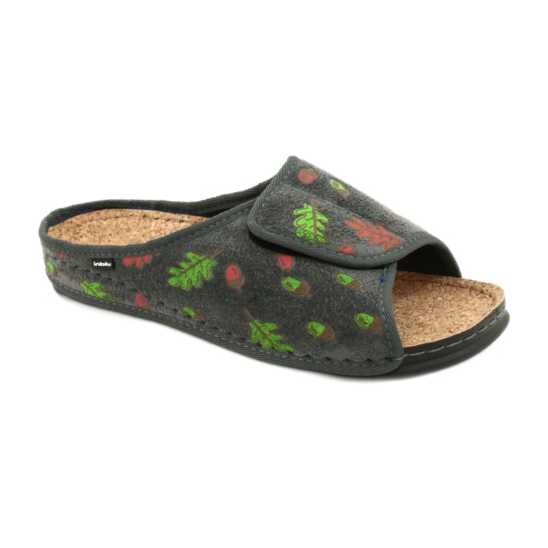 Inblu ženske cipele 155D116 siva raznobojna zelena