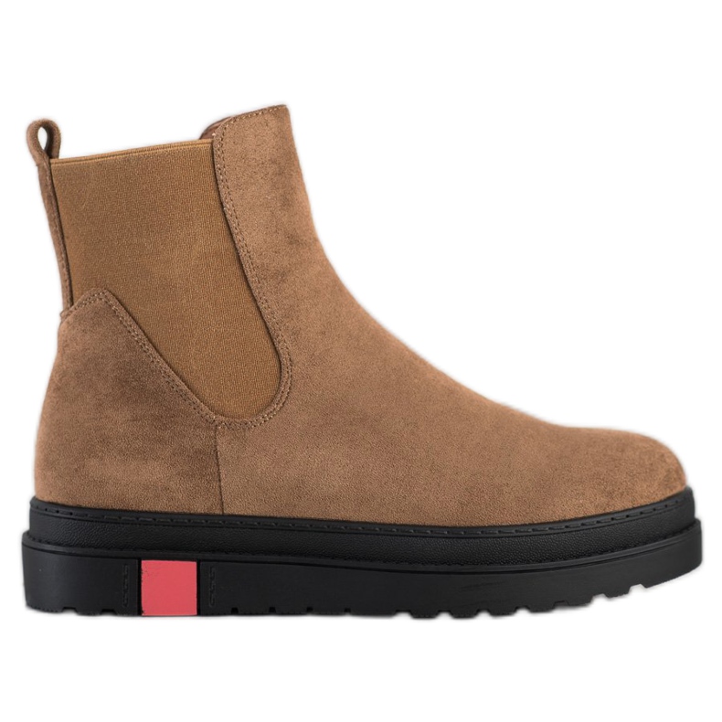 Seastar Čizme na platformi kaki zelena