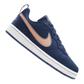 Cipele Nike Court Borough Low 2 (GS) Jr BQ5448-401 bež mornarsko plava