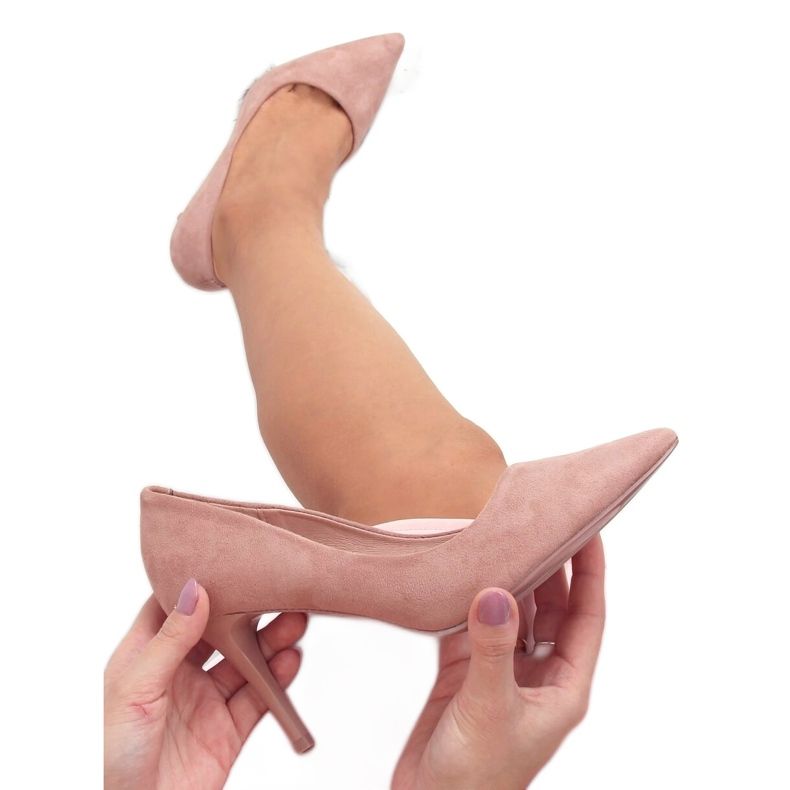 Udobne pumpe na prljavo ružičastoj LE012P ružičastoj iglici ružičasta