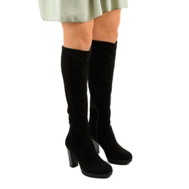 Crne čizme od antilopa Funnyfreeze crna