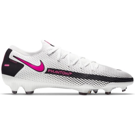 Nike tenisica Phantom Gt Pro Fg CK8451 160 bijela, crna, ružičasta bijela