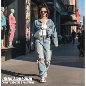 Debele tenisice i cipele s platformom – trend 2026