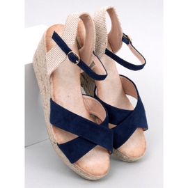 Willa Blue espadrile sandale na klin plava 1
