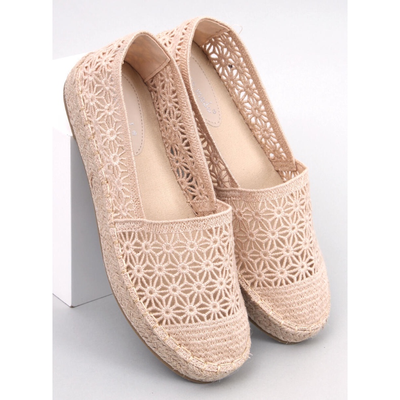 Terian Beige otvorene espadrile bež 1