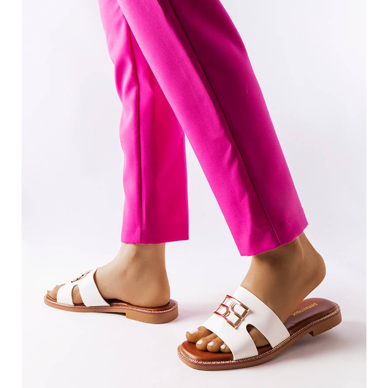 Sabrine bijele japanke bijela 2