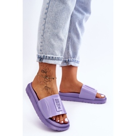 Ženske papuče Big Star JJ274A304 Violet ljubičasta 2