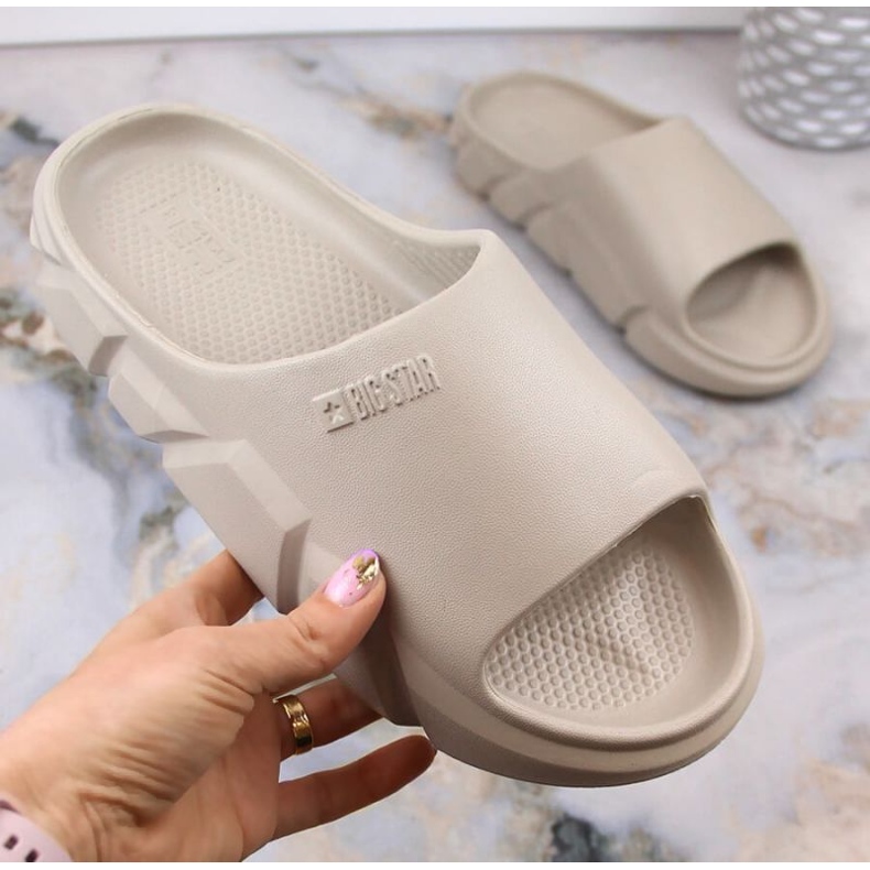 Papuče Big Star W LL274593 INT1882 bež 1