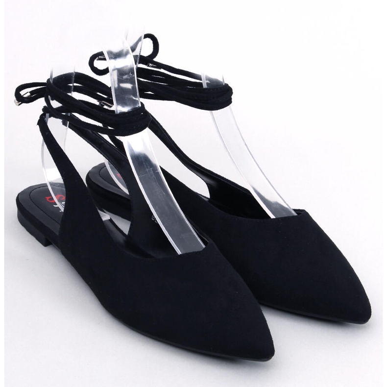 Pirson Crne balerinke s otvorenom petom crno 1