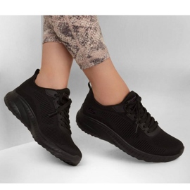 Skechers Memory Foam Bobs Squad Chaos Shoes W 117209 Bbk crna 1
