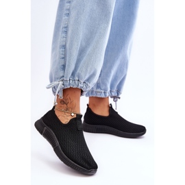 PM1 Klasične crne Frankie sportske cipele s natikačama crno 2