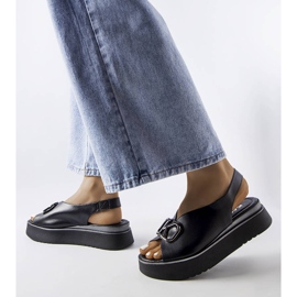 Karino Crne platformske sandale s ukrasima iz Karina crna 1