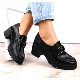 Vinceza 10921 crne mokasine na post i platformu crno 1