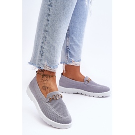 PM1 Ženske slip-on ukrašene tenisice sive Alena siva 2