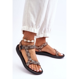Ženske sportske sandale s uzorkom Brown Ultimate smeđa 1