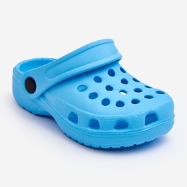 WJ1 Baby Foam Crocs Slides Light Blue Percy plava 1