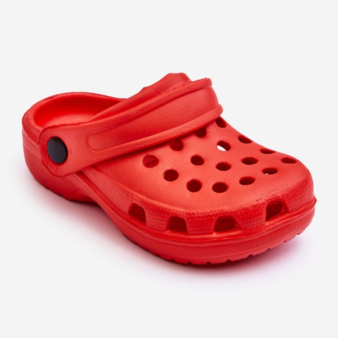 WJ1 Dječje pjenaste Crocs tobogane Red Percy crvena 1